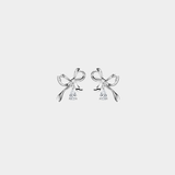 Amaris Bow Pear Danger Earrings