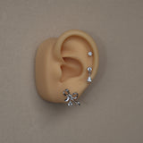 Amaris Bow Pear Danger Earrings